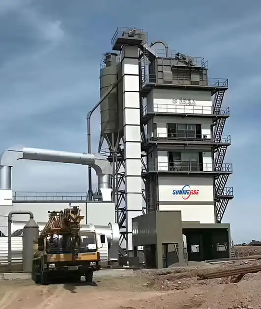 Caractéristiques de l'usine d'asphalte