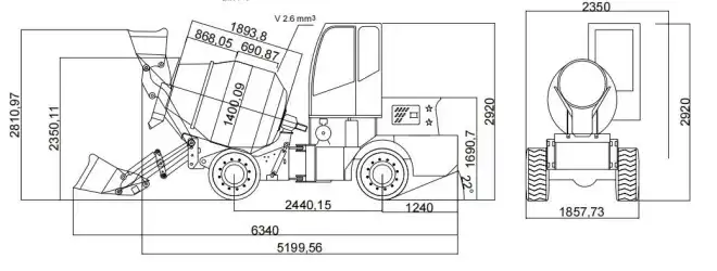1.5 self loading mixer spec