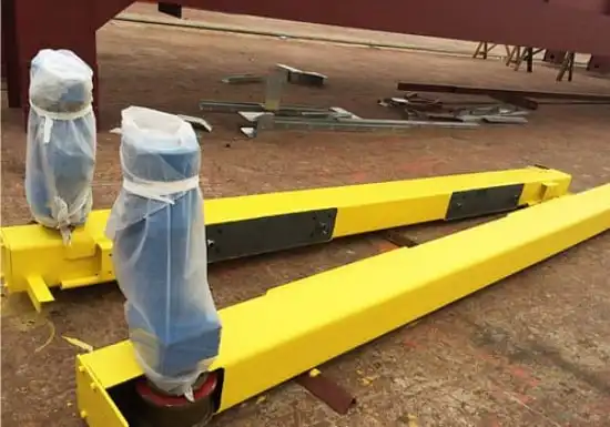 european single girder crane end beam