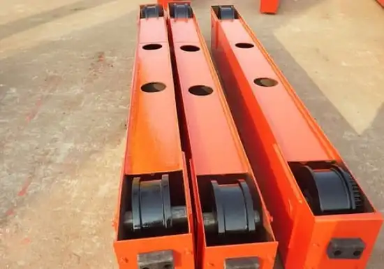 traditional single girder crane end beam