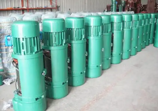 traditonal single girder crane hoist