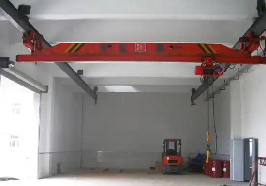 underslung single grider overhead crane